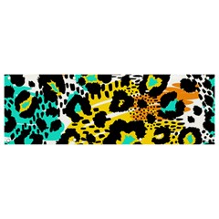 Seamless-leopard-wild-pattern-animal-print Banner And Sign 9  X 3  by uniart180623