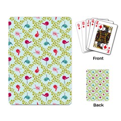 Birds-pattern-background Playing Cards Single Design (rectangle) by uniart180623