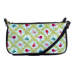 Birds-pattern-background Shoulder Clutch Bag by uniart180623