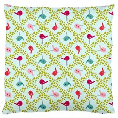 Birds-pattern-background Standard Premium Plush Fleece Cushion Case (two Sides) by uniart180623