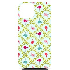 Birds-pattern-background Iphone 14 Black Uv Print Case by uniart180623