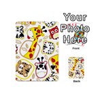 Vector-seamless-pattern-nice-animals-cartoon Playing Cards 54 Designs (Mini) Front - Spade2