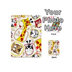 Vector-seamless-pattern-nice-animals-cartoon Playing Cards 54 Designs (Mini) Front - Diamond7