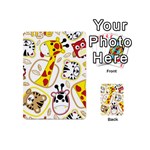 Vector-seamless-pattern-nice-animals-cartoon Playing Cards 54 Designs (Mini) Back