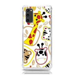 Vector-seamless-pattern-nice-animals-cartoon Samsung Galaxy S20 6 2 Inch Tpu Uv Case by uniart180623