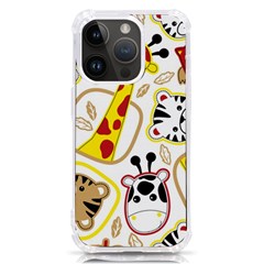 Vector-seamless-pattern-nice-animals-cartoon Iphone 14 Pro Tpu Uv Print Case by uniart180623