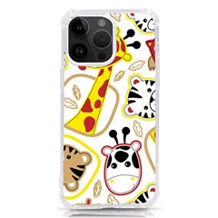 Vector-seamless-pattern-nice-animals-cartoon Iphone 14 Pro Max Tpu Uv Print Case by uniart180623