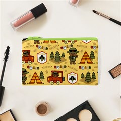 Seamless-pattern-funny-ranger-cartoon Cosmetic Bag (xs) by uniart180623