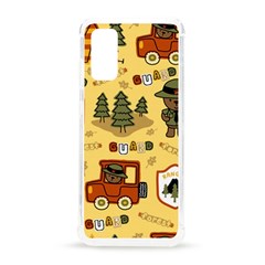 Seamless-pattern-funny-ranger-cartoon Samsung Galaxy S20 6 2 Inch Tpu Uv Case by uniart180623