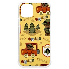 Seamless-pattern-funny-ranger-cartoon Iphone 12/12 Pro Tpu Uv Print Case by uniart180623