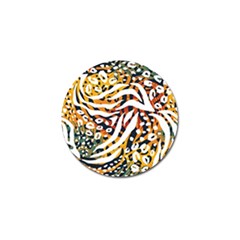 Abstract-geometric-seamless-pattern-with-animal-print Golf Ball Marker (10 Pack) by uniart180623