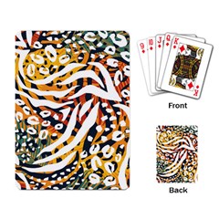 Abstract-geometric-seamless-pattern-with-animal-print Playing Cards Single Design (rectangle) by uniart180623