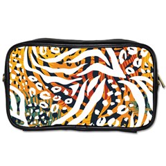 Abstract-geometric-seamless-pattern-with-animal-print Toiletries Bag (two Sides) by uniart180623