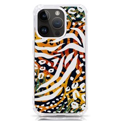 Abstract-geometric-seamless-pattern-with-animal-print Iphone 14 Pro Tpu Uv Print Case by uniart180623