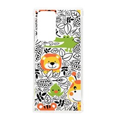 Seamless-pattern-with-wildlife-cartoon Samsung Galaxy Note 20 Ultra TPU UV Case