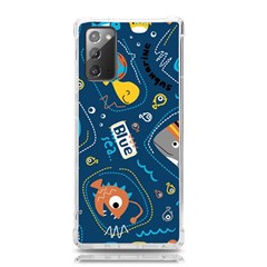 Seamless-pattern-vector-submarine-with-sea-animals-cartoon Samsung Galaxy Note 20 Tpu Uv Case by uniart180623