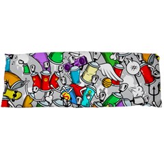 Graffiti-characters-seamless-pattern Body Pillow Case (dakimakura) by uniart180623