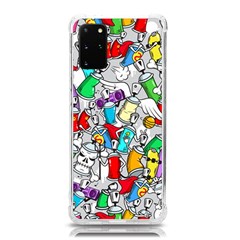 Graffiti-characters-seamless-pattern Samsung Galaxy S20plus 6 7 Inch Tpu Uv Case by uniart180623