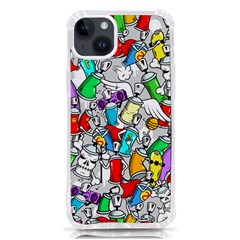 Graffiti-characters-seamless-pattern Iphone 14 Plus Tpu Uv Print Case