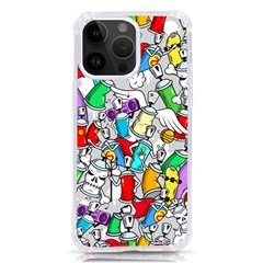 Graffiti-characters-seamless-pattern Iphone 14 Pro Max Tpu Uv Print Case