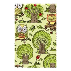 Seamless-pattern-with-trees-owls Shower Curtain 48  X 72  (small) 