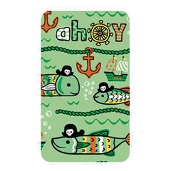 Seamless-pattern-fishes-pirates-cartoon Memory Card Reader (rectangular) by uniart180623