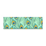 Lovely-peacock-feather-pattern-with-flat-design Sticker (Bumper) Front