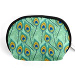 Lovely-peacock-feather-pattern-with-flat-design Accessory Pouch (Medium) Front