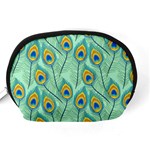 Lovely-peacock-feather-pattern-with-flat-design Accessory Pouch (Medium) Back