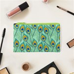 Lovely-peacock-feather-pattern-with-flat-design Cosmetic Bag (XS) Front