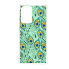 Lovely-peacock-feather-pattern-with-flat-design Samsung Galaxy Note 20 Ultra Tpu Uv Case by uniart180623