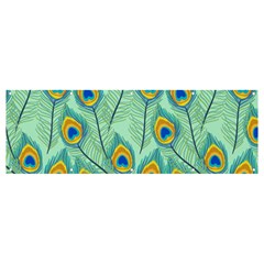 Lovely-peacock-feather-pattern-with-flat-design Banner And Sign 12  X 4 