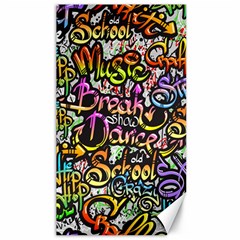 Graffiti-word-seamless-pattern Canvas 40  X 72  by uniart180623