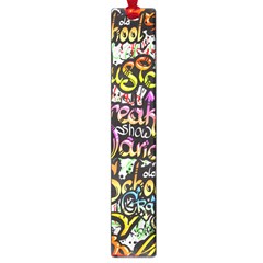 Graffiti-word-seamless-pattern Large Book Marks by uniart180623