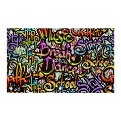 Graffiti-word-seamless-pattern Banner And Sign 5  X 3  by uniart180623