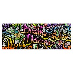 Graffiti-word-seamless-pattern Banner And Sign 8  X 3 