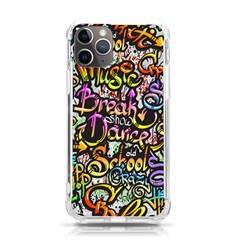 Graffiti-word-seamless-pattern Iphone 11 Pro 5 8 Inch Tpu Uv Print Case by uniart180623