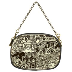 Four-hand-drawn-city-patterns Chain Purse (one Side) by uniart180623