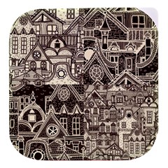 Four-hand-drawn-city-patterns Stacked Food Storage Container by uniart180623