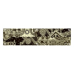 Four-hand-drawn-city-patterns Banner And Sign 4  X 1  by uniart180623