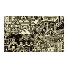 Four-hand-drawn-city-patterns Banner And Sign 5  X 3  by uniart180623