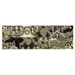 Four-hand-drawn-city-patterns Banner And Sign 6  X 2  by uniart180623