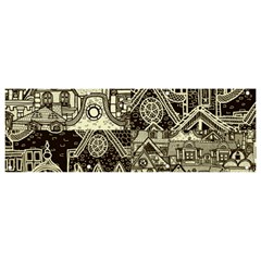 Four-hand-drawn-city-patterns Banner And Sign 9  X 3  by uniart180623