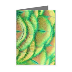 Beautiful-peacock Mini Greeting Card by uniart180623