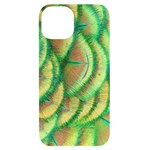 Beautiful-peacock iPhone 14 Black UV Print Case Front