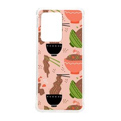 Japanese Street Food  Soba Noodle In Bowls Samsung Galaxy S20 Ultra 6 9 Inch Tpu Uv Case by uniart180623