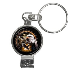 Eagle Dreamcatcher Art Bird Native American Nail Clippers Key Chain by uniart180623