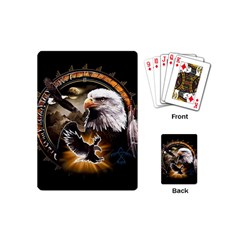 Eagle Dreamcatcher Art Bird Native American Playing Cards Single Design (mini) by uniart180623