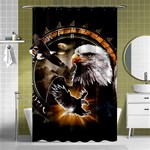 Eagle Dreamcatcher Art Bird Native American Shower Curtain 48  x 72  (Small)  Curtain(48  X 72 )