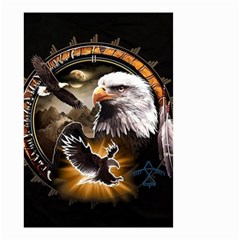 Eagle Dreamcatcher Art Bird Native American Small Garden Flag (two Sides) by uniart180623